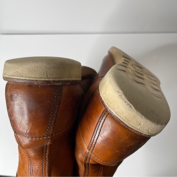 Red Wing CLASSIC MOC 865 BOOT IN ORO LEGACY LEATHER Size 9.5 DISTRESSED - Picture 5 of 15